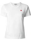 COMME DES GARÇONS PLAY EMBROIDERED HEART T,P1T19910700879