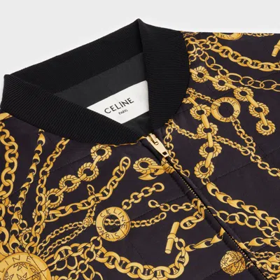 Celine Printed Jacket In Black