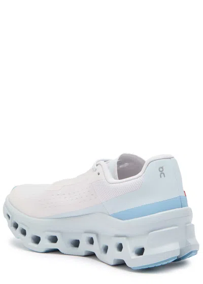 On Cloudmster Perforated Nyl Sneakers In Blue