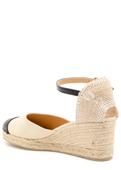 Castaã±er Castaner Wedge Espadrilles With Ankle Strap In Multi
