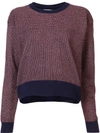TANYA TAYLOR metallic knit 'Palm' sweater,드라이크리닝전용