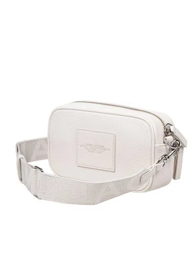 Marc Jacobs The Crossbody Leather Bag White Color In Cotton