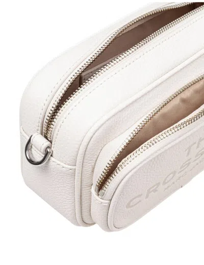 Marc Jacobs The Crossbody Leather Bag White Color In Cotton