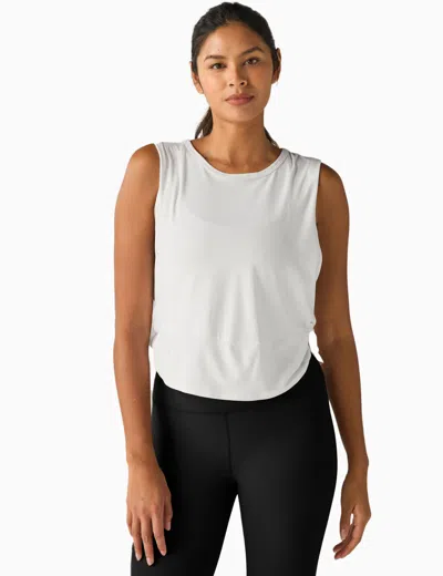 Beyond Yoga Women's Featherweight Side Note Twist Tank In White