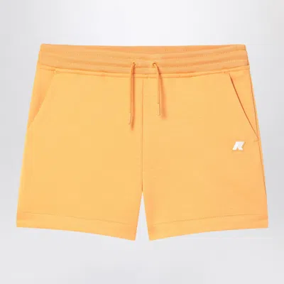 K-way K Way Soleil Yellow Ochre Shorts In Orange
