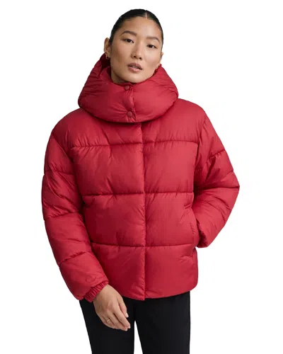 Nvlt Women's Cire Wonder Puffer Jacket In Red
