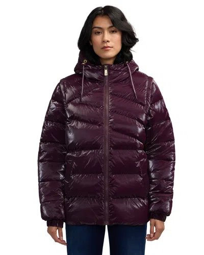Scotch & Soda Schyler Boxy Water Repellent Puffer Jacket In Multi