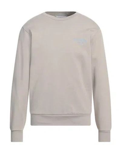 Iceberg Man Sweatshirt Taupe Size 3xl Cotton, Polyester In Grey