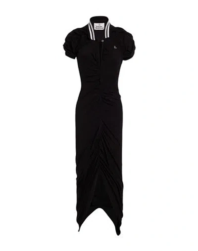 Vivienne Westwood Black Midi Pulling Dress In Schwarz