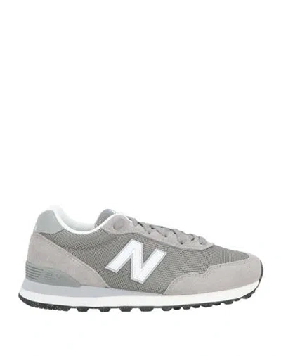 New Balance Woman Sneakers Grey Size 7 Leather, Textile Fibers In Grey