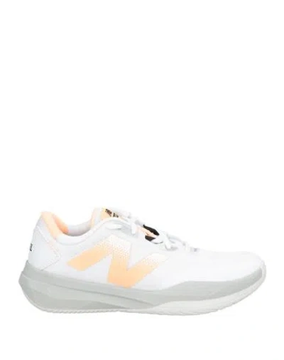 New Balance Woman Sneakers White Size 8 Textile Fibers In White