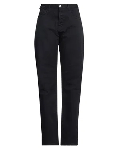 N°21 Woman Pants Midnight Blue Size 30 Cotton, Elastane In Black