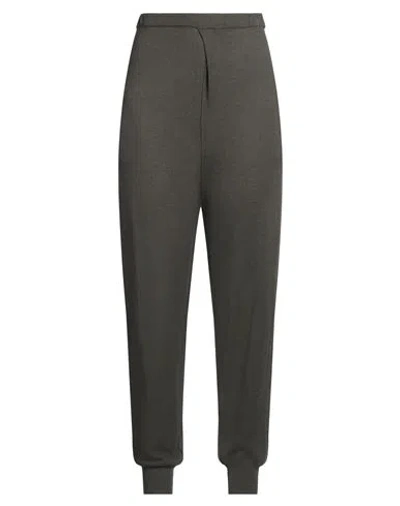 Dub Dub Woman Pants Military Green Size 8 Viscose, Polyamide, Wool In Green