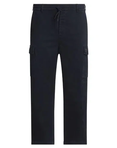 Barbour Beacon Man Pants Navy Size 32 Cotton, Elastane In Navy