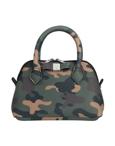 Save My Bag Woman Handbag Military Green Size - Peek (polyether - Ether - Ketone), Polyester, Elasta In Green