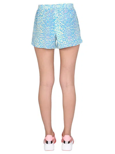 Stella Mccartney Shorts With Animal Print In Multicolour