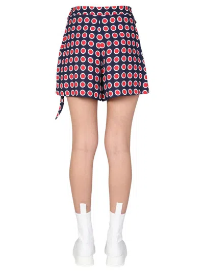 Boutique Moschino "eyelets" Shorts In Multicolour