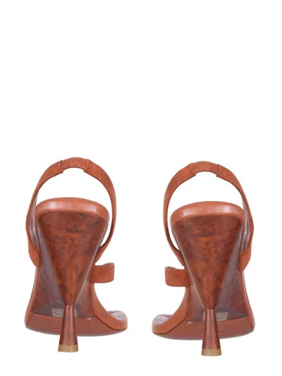Gia Borghini Rosie 12 Footbed In Brown