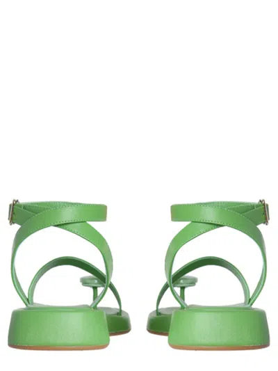 Shop Gia Borghini Rosie 18 Gia/rhw Sandals In Green