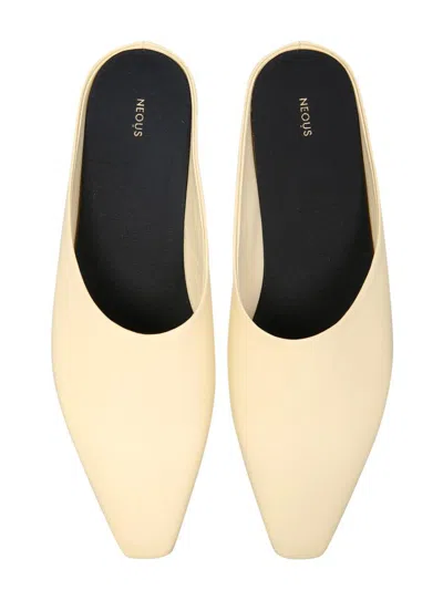 Neous Mules Alba Slip-ons In Yellow