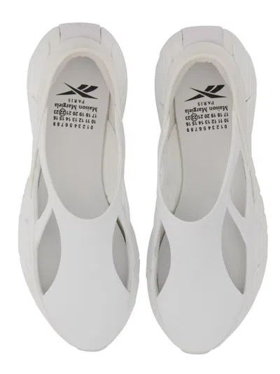 Maison Margiela X Reebok Cut-out Slip-on Sneakers In White