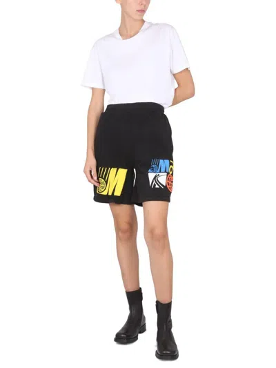 Market Bermuda With Logo Print Unisex In Black