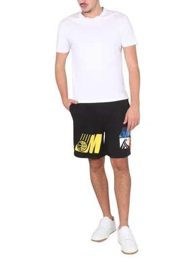 Market Bermuda With Logo Print Unisex In Black