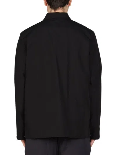 Monobi Cotton And Nylon Jacket In Black