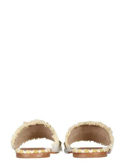 De Siena Shoes "aurelia" Sandals In Beige