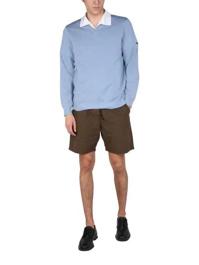 Universal Works Bermuda With Check Pattern In Brown