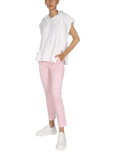 Department Five Department 5 Regular Fit Cropped Trousers In Pink