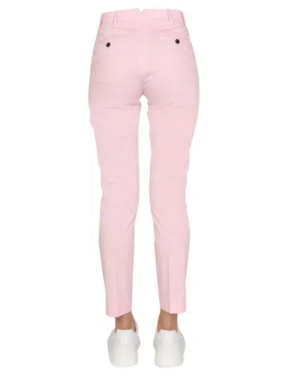 Department Five Department 5 Regular Fit Cropped Trousers In Pink