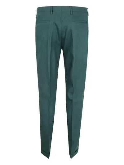 Paul Smith Tailored Men's Trousers Cuffed Hem In Green
