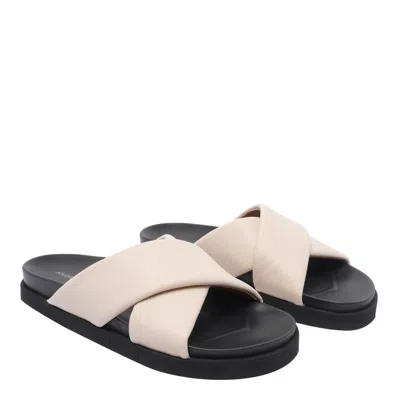 Angel Alarcon Sandals In White