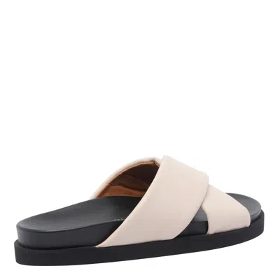 Angel Alarcon Sandals In White