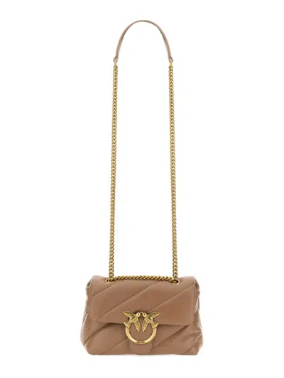 Pinko Chic And Versatile Carryall Bag In Grey