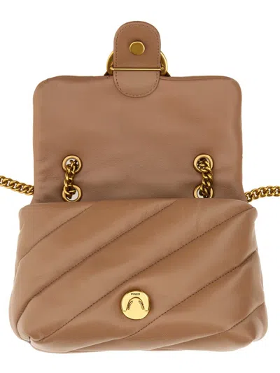 Pinko Chic And Versatile Carryall Bag In Grey