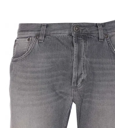 Dondup Jeans With Belt Loops In Grey