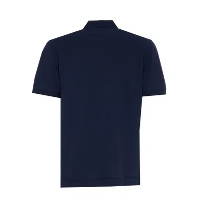 Circolo 1901 Buttoned Polo Shirt With Collar And Short Sleeves In Blue