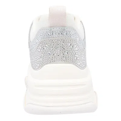Steve Madden Metallic Chunky Sneakers In Silver