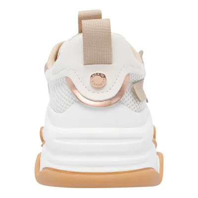 Steve Madden Logo-print Chunky Sneakers In White