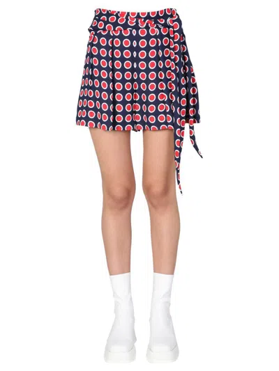 Boutique Moschino "eyelets" Shorts In Multicolour
