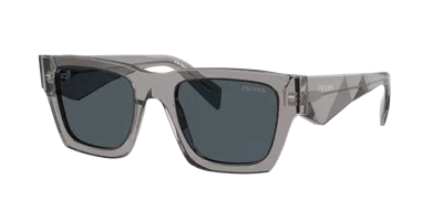 Prada Man Sunglasses Pr 10zs In Dark Grey