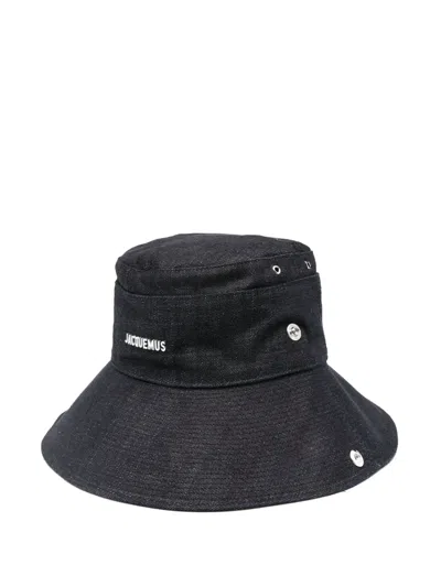 Jacquemus The De-nîmes Bucket Hat In Blue