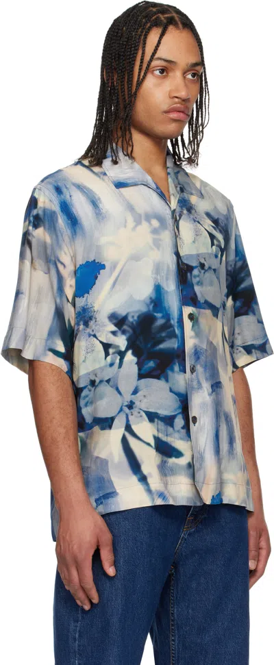 Paul Smith Painted Photograph Shirt In Multi