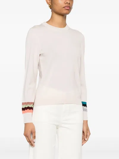 Ps By Paul Smith Ps Paul Smith Luxurious Wool Blend Sweater In Neutrals
