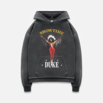 Duke & Dexter Men's Duke Showtime Washed Black Hoodie In Black