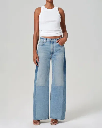 Citizen Of Humanity Reworked Paloma Jean In Light Wash Denim