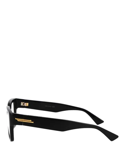 Bottega Veneta Black Acetate Optical Glasses