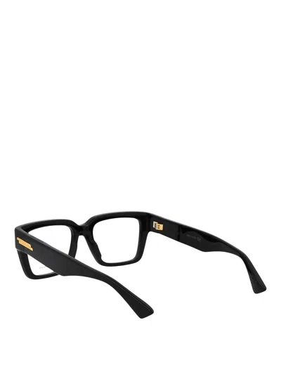 Bottega Veneta Black Acetate Optical Glasses